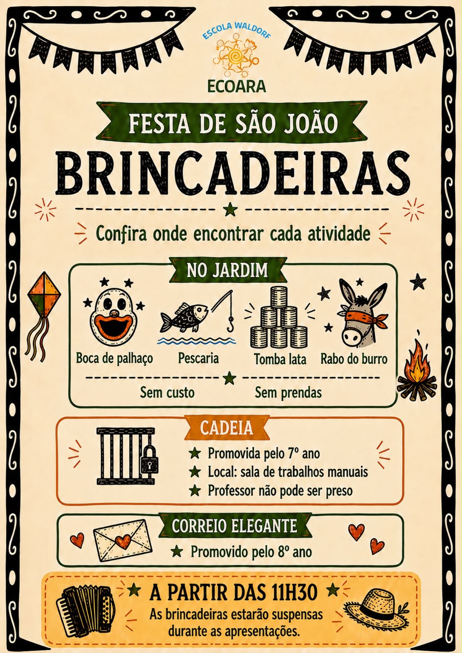 Brincadeiras Festa de São João 2026